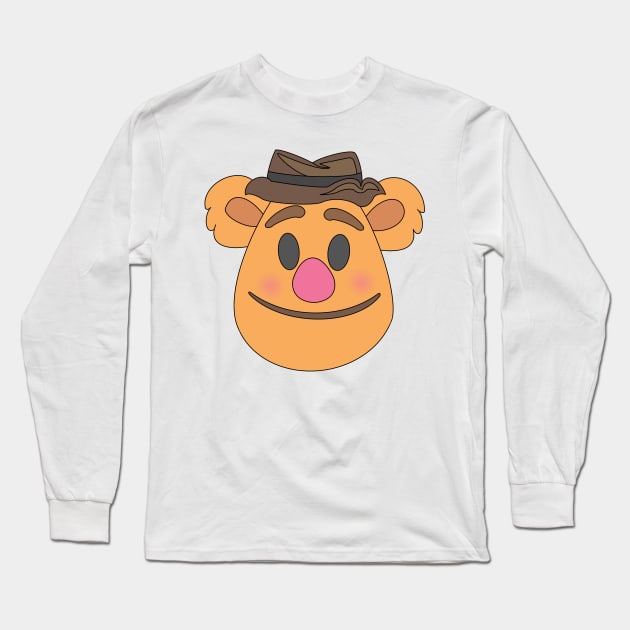 Fozzie Long Sleeve T-Shirt by BeckyDesigns